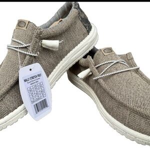Hey Dude Wally Stretch Men Sand Dune Camo Size M12 Men's Slip on shoes